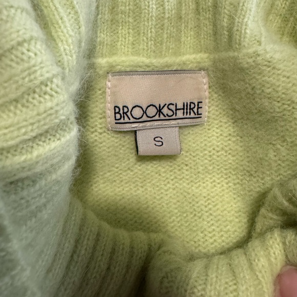 Wool sweater turtleneck lime green - Picture 2 of 5